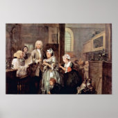 Poster Le Mariage D'Une Veuve " Par Hogarth William (Devant)