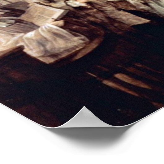 Poster Le Mariage D'Une Veuve " Par Hogarth William (Coin)