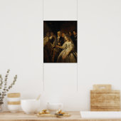 Poster Le mariage inégal (1862) par Vasily Pukirev (Cuisine)