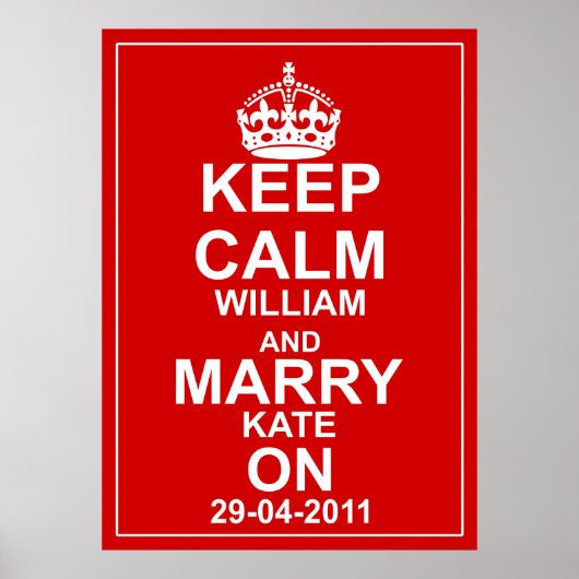 Poster Le Mariage royal (Devant)