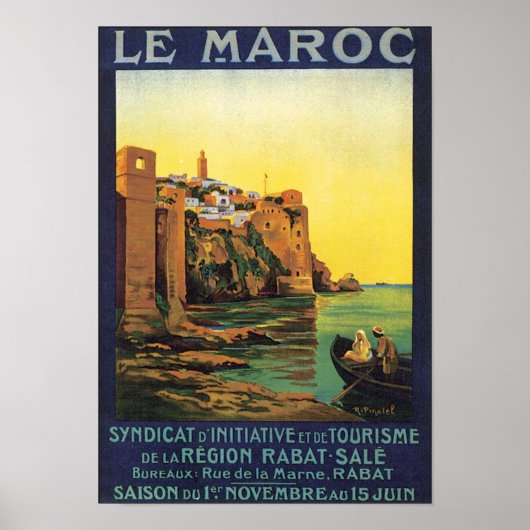 Poster Le Maroc (Devant)