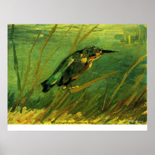 Poster Le martin pêcheur par Vincent van Gogh
