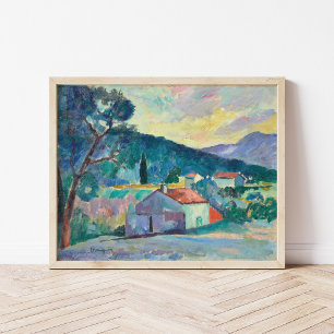 Poster Le Mas à Saint-Tropez Henri Manguin