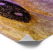 Poster Le masque de la nature sur la plage (Coin)