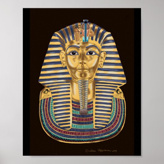Poster Le Masque d'or de Toutankhamon (Devant)
