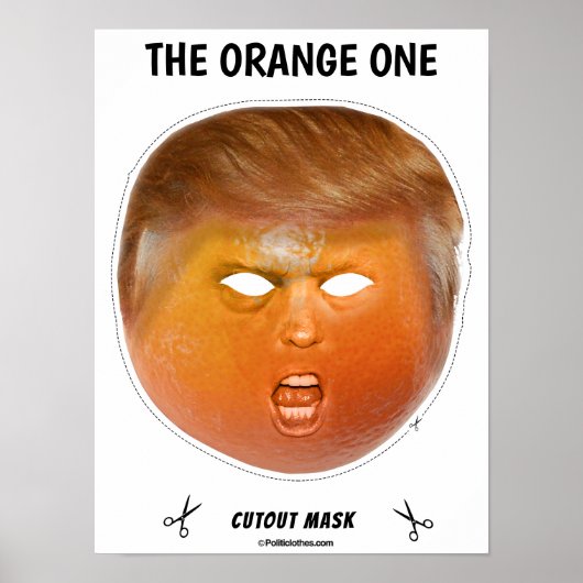Poster Le Masque Orange Un Halloween (Devant)