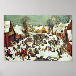 Poster Le Massacre Des Innocents, Par Bruegel D. Ä. P