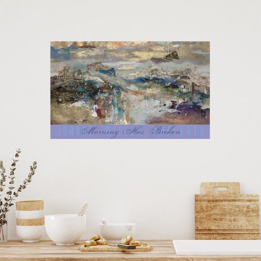 Poster Le matin a cassé l'affiche (Cuisine)