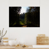 Poster Le matin de la prairie du croissant dans le parc n (Cuisine)