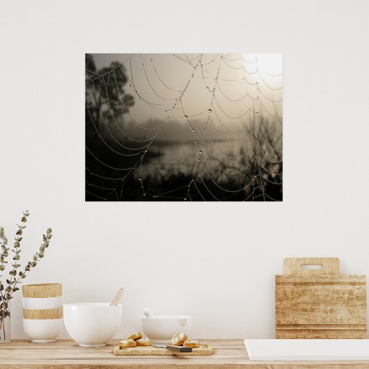 Poster Le matin de l'araignée (Cuisine)