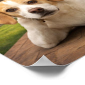 Poster "Le matin, je fais des gaufres !" (Coin)