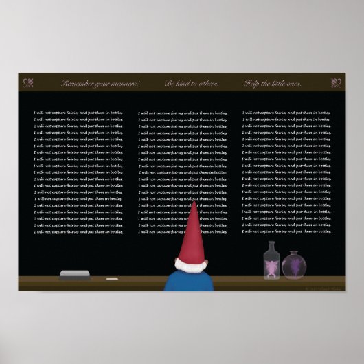Poster Le méchant Gnome (Devant)