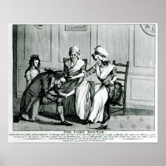 Poster Le médecin du maïs, 1793 (Devant)