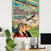 Poster Le Meeting aérien du peuple (Bureau à domicile)