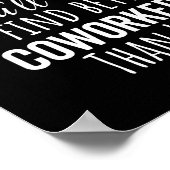 POSTER LE MEILLEUR CADEAU POUR QUITTER LES COWORKERS (Coin)