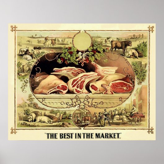 Poster Le meilleur du marché ~ 1872. (Devant)