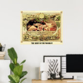 Poster Le meilleur du marché ~ 1872. (Bureau à domicile)