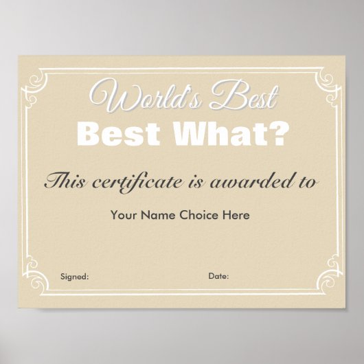 Poster Le meilleur du monde (Devant)