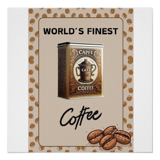 Poster Le meilleur du monde du café Capfe (Devant)