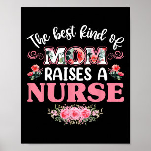 Poster Le Meilleur Genre De Maman Élève Une Chemise Infir