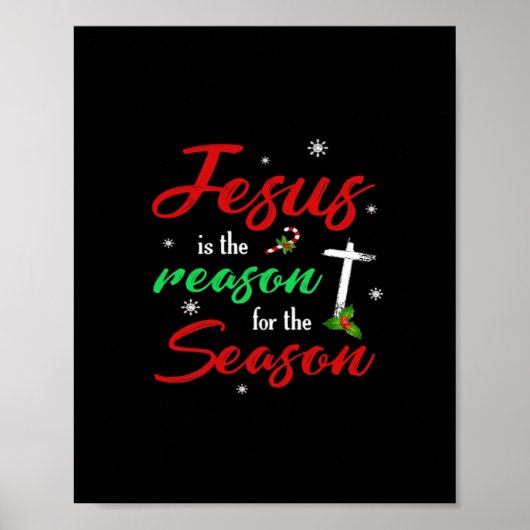 Poster Le meilleur Jésus est pour la saison Noël (Devant)