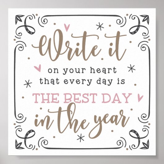 Poster Le meilleur jour (Devant)