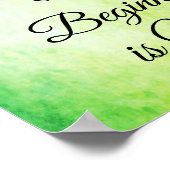 Poster Le meilleur moment pour de nouveaux débuts est mai (Coin)