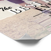 Poster Le meilleur papa jamais père`s Day Photo complète (Coin)