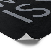 Poster Le meilleur projet est vous - Motivationnel (Coin)