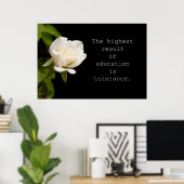 Poster Le meilleur résultat de l'éducation (Bureau à domicile)