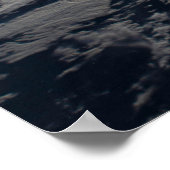 Poster Le membre de la Terre au-dessus d'une Australie oc (Coin)