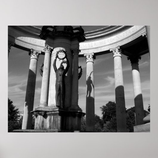 Poster Le Mémorial de Guerre National Gallois. (Devant)