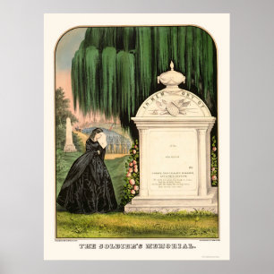 Poster Le mémorial du soldat d'ici 1863