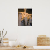 Poster Le mémorial Lincoln à Washington DC. (Cuisine)