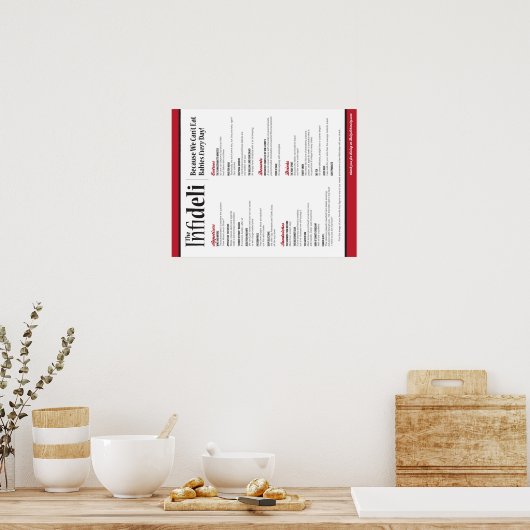 Poster Le Menu de l'Infidèle (Cuisine)