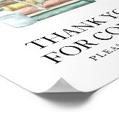 Poster Le Merci de baby shower de Storybook à venir (Coin)