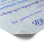 Poster Le Merci Mariage de Purple Lilac (Coin)