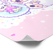 Poster Le mignon mouton à bonbons en coton (Coin)