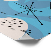 Poster Le milieu du siècle festif (Coin)