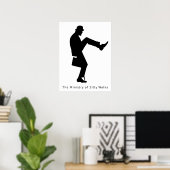 Poster Le Ministère de la Marche Silly (Bureau à domicile)