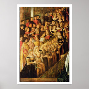 Poster Le Miracle de la Croix sur le pont San Lorenzo, de