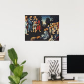 Poster Le miracle des cinq pains et deux poissons (Bureau à domicile)