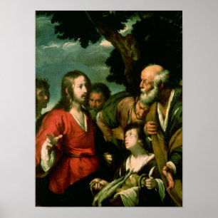 Poster Le miracle des pains et des poissons, c.1630