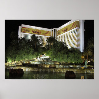 Poster Le Mirage, Las Vegas