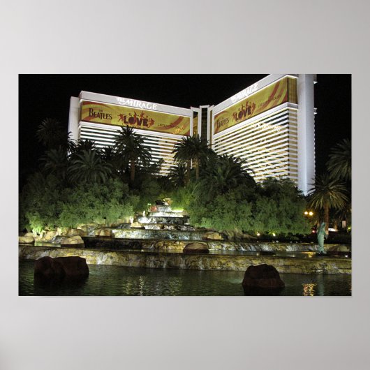 Poster Le Mirage, Las Vegas (Devant)