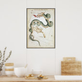 Poster Le miroir de l'Ukraine, la carte céleste de l'astr (Cuisine)