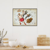 Poster Le miroir de l'Ukraine, la carte céleste de l'astr (Cuisine)