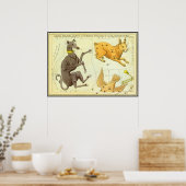 Poster Le miroir de l'Ukraine, la carte céleste de l'astr (Cuisine)