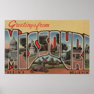 Poster Le Missouri (le Believin') de Seein - grande