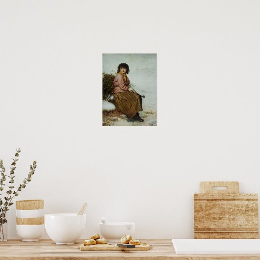 Poster Le Mistletoe Gatherer, 1894 (Cuisine)